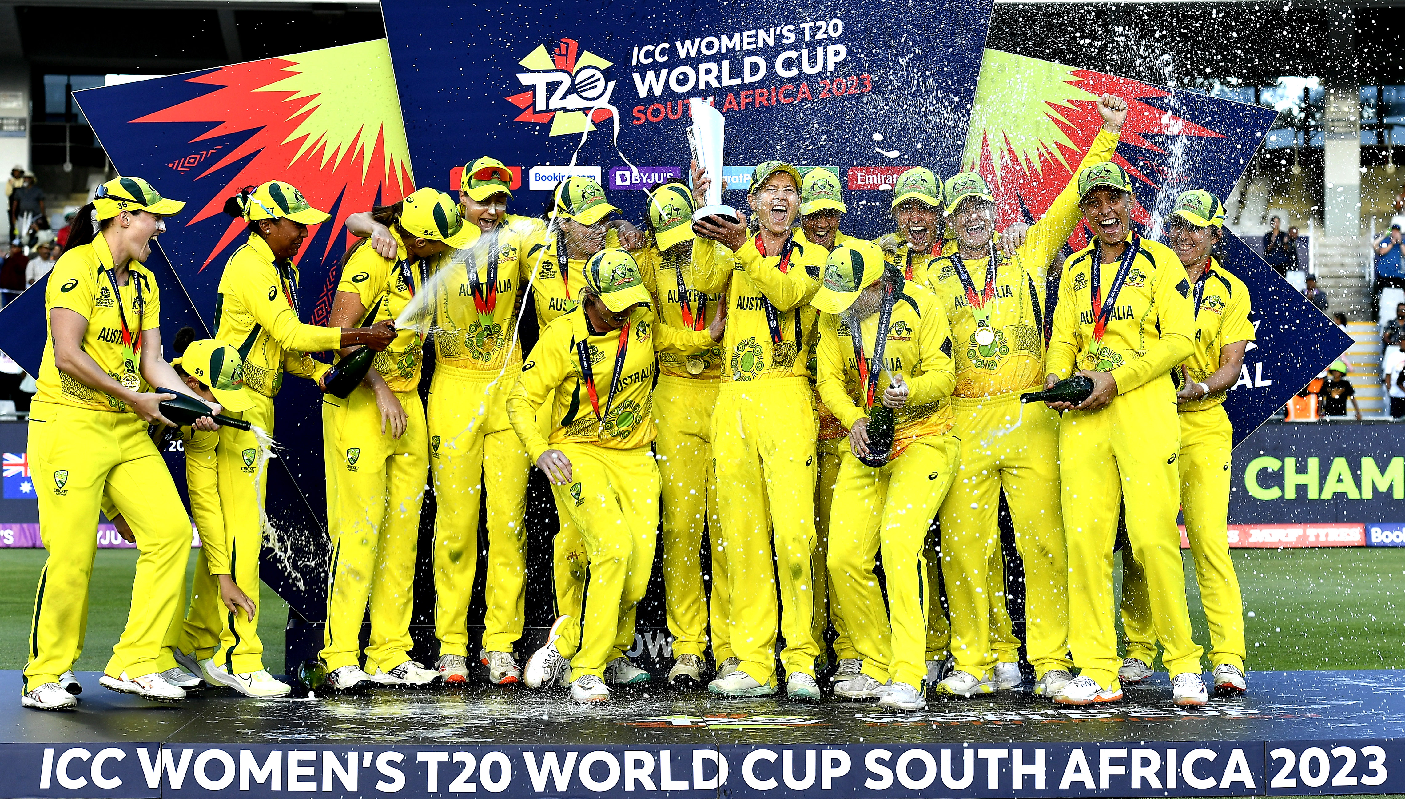 Australia after a recent win. (Getty Images) Australia after a recent win. (Getty Images)