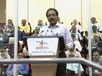 ISRO chief S Somanath addresses after XPoSat satellite successfully launched.(ISRO)