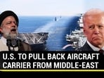 U.S. TO PULL BACK AIRCRAFT CARRIER FROM MIDDLE-EAST U.S. TO PULL BACK AIRCRAFT CARRIER FROM MIDDLE-EAST