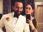 Kareena Kapoor, Saif Ali Khan, Taimur Ali Khan and Jehangir from New Year's eve.