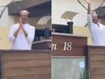 Rajinikanth greeted fans who gathered outside his Chennai residence to wish him on New Year Rajinikanth greeted fans who gathered outside his Chennai residence to wish him on New Year