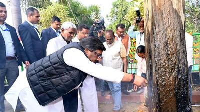 Jharkhand chief minister Hemant Soren said on Monday that 2024 will be a year of great political upheavals (ANI) Jharkhand chief minister Hemant Soren said on Monday that 2024 will be a year of great political upheavals (ANI)