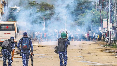 Manipur has been in the throes of ethnic violence since early May last year. (PTI) Manipur has been in the throes of ethnic violence since early May last year. (PTI)