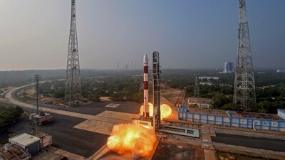 ISRO's PSLV-C58 carrying an X-ray polarimeter satellite and 10 other satellites lifts off from the spaceport of Sriharikota (PTI) ISRO's PSLV-C58 carrying an X-ray polarimeter satellite and 10 other satellites lifts off from the spaceport of Sriharikota (PTI)