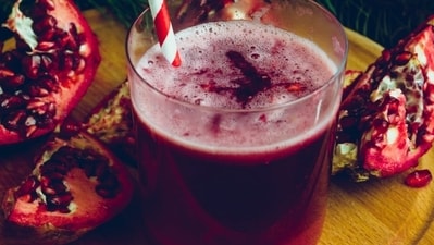 If you would like to enjoy the mental health benefits of pomegranates, I always suggest making your own juice from pomegranate seeds, as commercial juices have extremely high sugar content. (Unsplash) If you would like to enjoy the mental health benefits of pomegranates, I always suggest making your own juice from pomegranate seeds, as commercial juices have extremely high sugar content. (Unsplash)