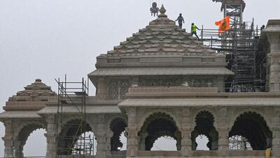 The Ram temple at Ayodhya will be inaugurated on January 22. (AFP) The Ram temple at Ayodhya will be inaugurated on January 22. (AFP)