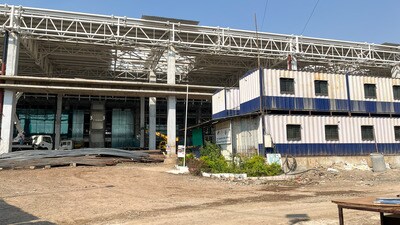 The work of the New Integrated Terminal Building (NITB) project at the Pune airport has already missed 5 to 6 deadlines given by agencies. (HT PHOTO) The work of the New Integrated Terminal Building (NITB) project at the Pune airport has already missed 5 to 6 deadlines given by agencies. (HT PHOTO)