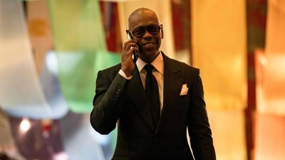 Dave Chappelle attends the 46th Kennedy Center Honors gala at the Kennedy Center for the Performing Arts in Washington, DC, on December 3, 2023. (Photo by Kent Nishimura / AFP) (AFP) Dave Chappelle attends the 46th Kennedy Center Honors gala at the Kennedy Center for the Performing Arts in Washington, DC, on December 3, 2023. (Photo by Kent Nishimura / AFP) (AFP)