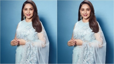 Madhuri Dixit chased away our Monday blues as the actress took to Instagram and uploaded a series of stunning pictures accompanied by the caption, “May this year bring you success, joy and all the adventures you've been dreaming of! Happy New Year.” (Instagram/@madhuridixitnene) Madhuri Dixit chased away our Monday blues as the actress took to Instagram and uploaded a series of stunning pictures accompanied by the caption, “May this year bring you success, joy and all the adventures you've been dreaming of! Happy New Year.” (Instagram/@madhuridixitnene)