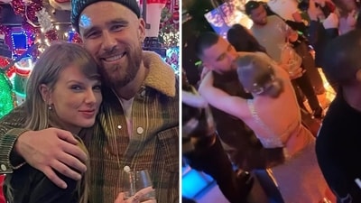 Taylor Swift and Travis Kelce spent New Year's Eve together. Taylor Swift and Travis Kelce spent New Year's Eve together.