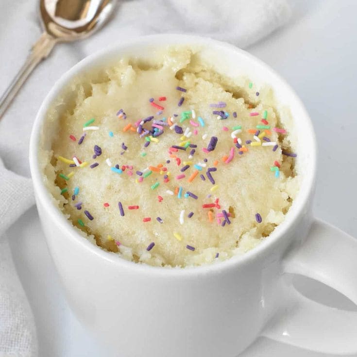 Vanilla Mug Cake(Pinterest)