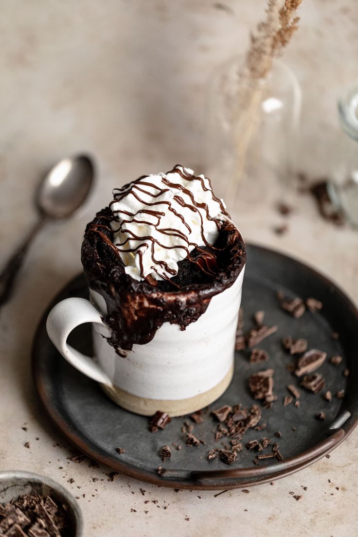 Eggless Chocolate Mug Cake(Pinterest)