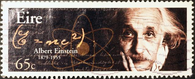 Albert Einstein on an Irish postage stamp (spatuletail/Shutterstock) Albert Einstein on an Irish postage stamp (spatuletail/Shutterstock)
