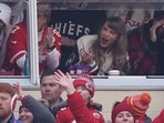 Taylor Swift cheers during the first quarter between the Cincinnati Bengals and the Kansas City Chiefs at GEHA Field at Arrowhead Stadium on December 31, 2023 in Kansas City, Missouri (Photo by JAMIE SQUIRE / GETTY IMAGES NORTH AMERICA / Getty Images via AFP)