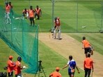 Indian cricketers during a practice session ahead of the second Test match between India and South Africa, at Newlands, Cape Town Indian cricketers during a practice session ahead of the second Test match between India and South Africa, at Newlands, Cape Town