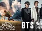 New episodes of Percy Jackson and BTS Monuments are set to release on Disney Plus in January 2024