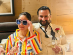 Kareena Kapoor and Saif Ali Khan celebrated New Year in Switzerland. Kareena Kapoor and Saif Ali Khan celebrated New Year in Switzerland.