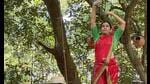 Vidya Thirunarayan in Lives Of Clay at the Serendipity Arts Festival (Shireen Quadri)