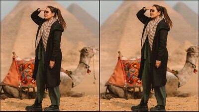 As the winter season has arrived, Sonakshi's look serves as a lesson in layering, striking the perfect balance of colours and fabrics for an effortless, on-trend style. Fashionistas take note! (Instagram/@aslisona) As the winter season has arrived, Sonakshi's look serves as a lesson in layering, striking the perfect balance of colours and fabrics for an effortless, on-trend style. Fashionistas take note! (Instagram/@aslisona)