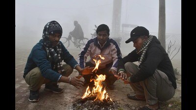 Among other places in Punjab, Patiala registered a low of 7.8 degrees Celsius. (Sameer Sehgal/HT)