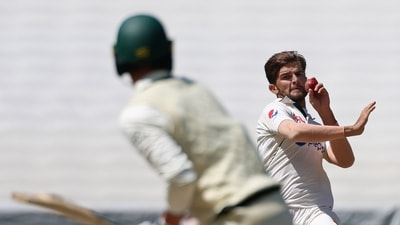 Shaheen Afridi has bowled nearly 100 overs across the two Tests. (AP) Shaheen Afridi has bowled nearly 100 overs across the two Tests. (AP)