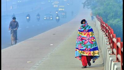 Delhi recorded an average AQI of 343 (very poor) at 9am on Tuesday. (HT PHOTO) Delhi recorded an average AQI of 343 (very poor) at 9am on Tuesday. (HT PHOTO)