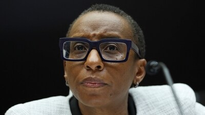 (FILES) Dr. Claudine Gay, President of Harvard University, testifies before the House Education and Workforce Committee at the Rayburn House Office Building on December 5, 2023 in Washington, DC. The president of Harvard University Claudine Gay will resign January 2, 2024, the prestigious US school's newspaper reported, after she faced criticism over allegations of plagiarism and her handling of anti-Semitism on campus. (Photo by Kevin Dietsch / GETTY IMAGES NORTH AMERICA / AFP) (AFP) (FILES) Dr. Claudine Gay, President of Harvard University, testifies before the House Education and Workforce Committee at the Rayburn House Office Building on December 5, 2023 in Washington, DC. The president of Harvard University Claudine Gay will resign January 2, 2024, the prestigious US school's newspaper reported, after she faced criticism over allegations of plagiarism and her handling of anti-Semitism on campus. (Photo by Kevin Dietsch / GETTY IMAGES NORTH AMERICA / AFP) (AFP)