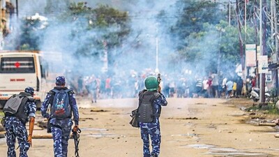 Manipur has been in the throes of ethnic violence since early May last year. (PTI)