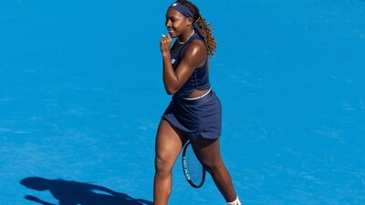 Coco Gauff of the U.S. celebrates her first round win against her compatriot Claire Liu in the women's singles match at the ASB Classic tennis tournament in Auckland, New Zealand, Tuesday, Jan. 2 (AP) Coco Gauff of the U.S. celebrates her first round win against her compatriot Claire Liu in the women's singles match at the ASB Classic tennis tournament in Auckland, New Zealand, Tuesday, Jan. 2 (AP)
