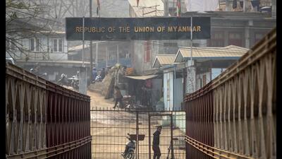 The 1,643 km long Indo-Myanmar border (IMB), which passes through Mizoram, Manipur, Nagaland and Arunachal Pradesh, currently has FMR and is guarded by Assam Rifles. (AP) The 1,643 km long Indo-Myanmar border (IMB), which passes through Mizoram, Manipur, Nagaland and Arunachal Pradesh, currently has FMR and is guarded by Assam Rifles. (AP)