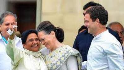 Uttar Pradesh Congress chief Ajay Rai’s appeal to BSP chief Mayawati to join the Congress-led opposition alliance sparked buzz about BSP-Congress pact but JD (U) has made it clear that no pact is possible without taking Samajwadi Party on board (HT file photo) Uttar Pradesh Congress chief Ajay Rai’s appeal to BSP chief Mayawati to join the Congress-led opposition alliance sparked buzz about BSP-Congress pact but JD (U) has made it clear that no pact is possible without taking Samajwadi Party on board (HT file photo)
