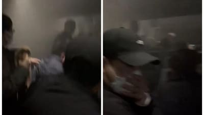 Fire on Japan Plane: Smoke filled in the cabin causing panic among the passengers.