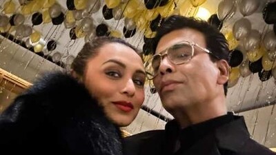 Karan Johar shares party selfie with Rani Mukerji, addresses trolls and reveals his learning in 2023. Karan Johar shares party selfie with Rani Mukerji, addresses trolls and reveals his learning in 2023.