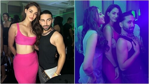 Disha Patani with Orry aka Orhan Awatramani. (Instagram)