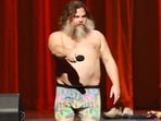 LOS ANGELES, CALIFORNIA - OCTOBER 25: Jack Black, Jason Momoa Lead Minecraft's Movie Cast(Photo by Matt Winkelmeyer / GETTY IMAGES NORTH AMERICA / Getty Images via AFP) LOS ANGELES, CALIFORNIA - OCTOBER 25: Jack Black, Jason Momoa Lead Minecraft's Movie Cast(Photo by Matt Winkelmeyer / GETTY IMAGES NORTH AMERICA / Getty Images via AFP)