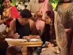 Ira Khan and Nupur Shikhare signed wedding documents in the presence of their family.
