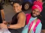 Nupur Shikhare was seen in a casual look on the day of his wedding.