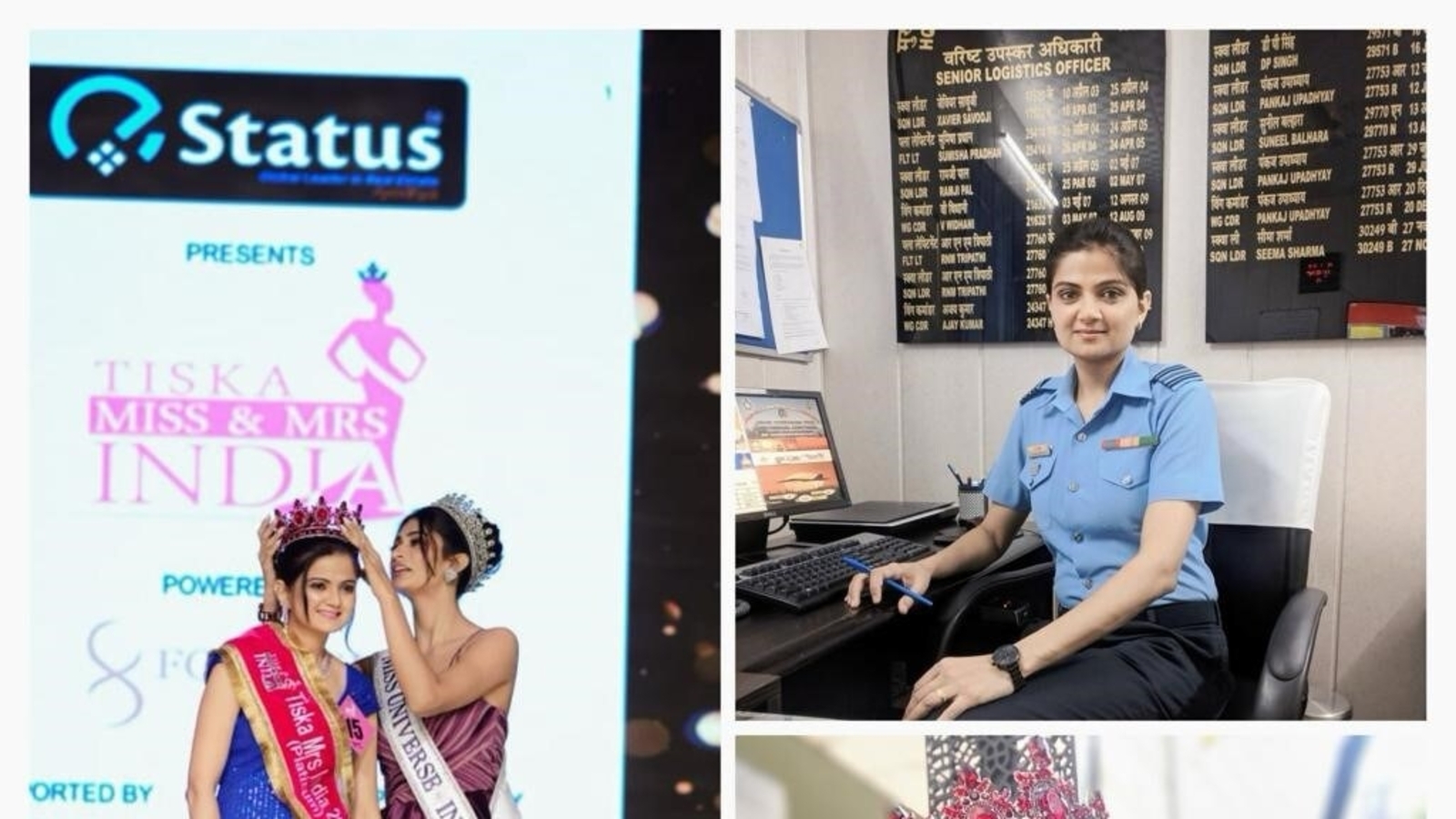 Tiska Pageants, Tiska Mrs India 2023, Wg Cdr Seema Sharma (Platinum Category) - Vimarsana News