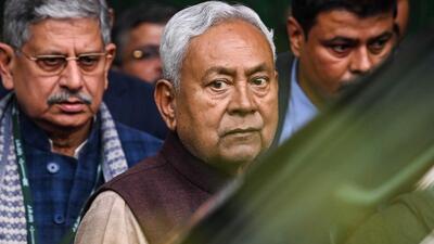 Bihar chief minister Nitish Kumar after the National Executive meeting in Delhi last week where he was appointed JD9U) chief (HT File Photo/Raj K Raj) Bihar chief minister Nitish Kumar after the National Executive meeting in Delhi last week where he was appointed JD9U) chief (HT File Photo/Raj K Raj)