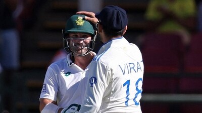 South Africa looked steadier in the second innings. Dean Elgar was dismissed on 12 on what was his final Test innings. He received handshakes from the Indian players and a standing ovation from the Newlands crowd. Aiden Markram led the way for South Africa and they were 62/3 at Stumps, trailing India by 36 runs. &nbsp; (REUTERS)