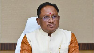 Chhattisgarh chief minister Vishnu Deo Sai. (PTI Photo)