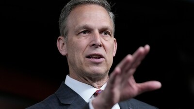 FILE - Rep. Scott Perry, R-Pa., chair of the House Freedom Caucus, speaks during a news conference on Capitol Hill in Washington, July 14, 2023. A liberal activist wants a Pennsylvania court to bar U.S. Rep. Scott Perry from the state's primary ballot, arguing that Perry engaged in insurrectionist activity and cannot appear on the state's ballot under the Constitution's insurrection clause. The seven-page lawsuit was filed Tuesday, Jan. 2, 2024, in Pennsylvania's Commonwealth Court. (AP) FILE - Rep. Scott Perry, R-Pa., chair of the House Freedom Caucus, speaks during a news conference on Capitol Hill in Washington, July 14, 2023. A liberal activist wants a Pennsylvania court to bar U.S. Rep. Scott Perry from the state's primary ballot, arguing that Perry engaged in insurrectionist activity and cannot appear on the state's ballot under the Constitution's insurrection clause. The seven-page lawsuit was filed Tuesday, Jan. 2, 2024, in Pennsylvania's Commonwealth Court. (AP)