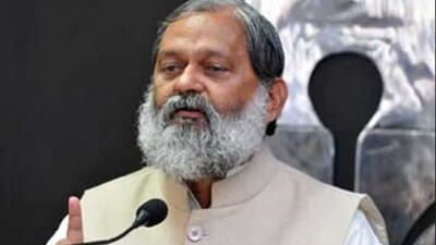 Haryana minister Anil Vij (HT File) Haryana minister Anil Vij (HT File)