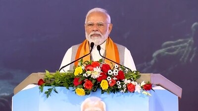 Prime Minister Narendra Modi in Lakshadweep's Kavaratti. (X/BJP) Prime Minister Narendra Modi in Lakshadweep's Kavaratti. (X/BJP)