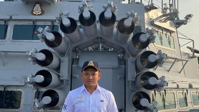 Sailor Sunshine Meetei who is from the navy’s anti-submarine warfare stream. (HT photo/Rahul Singh) Sailor Sunshine Meetei who is from the navy’s anti-submarine warfare stream. (HT photo/Rahul Singh)
