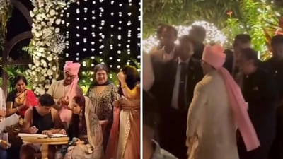 Ira Khan and Nupur Shikhare signed wedding documents in the presence of their family. Ira Khan and Nupur Shikhare signed wedding documents in the presence of their family.
