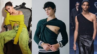 It is the season for deconstructed knitwear. It is the season for deconstructed knitwear.