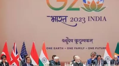 A shot from the time when Prime Minister Modi hosted the G20 Summit in Delhi in September 2023. The Summit was held at Bharat Mandapam in the national capital. A shot from the time when Prime Minister Modi hosted the G20 Summit in Delhi in September 2023. The Summit was held at Bharat Mandapam in the national capital.