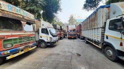 The strike was not called by AIMTC but by smaller unions at the state level that have links to it. ( Praful Gangurde / HT Photo )