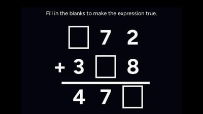 Brain Teaser: Can you fill the numbers in blank spaces in five seconds or less? (X/@TansuYegen) Brain Teaser: Can you fill the numbers in blank spaces in five seconds or less? (X/@TansuYegen)